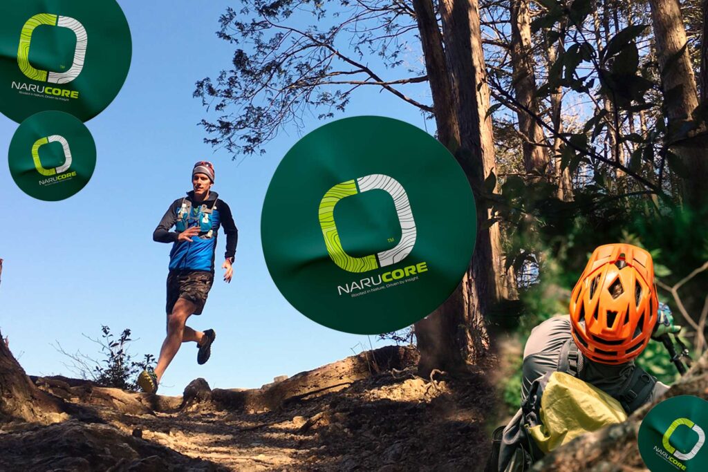 Strategic growth for outdoor sports entrepreneurs, trail runners, and mountain bikers active in nature, supported by Naru Core.